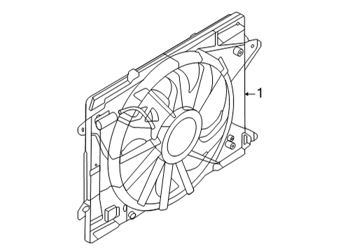 2024 Ford Maverick Cooling Fan Diagram 2 - Thumbnail