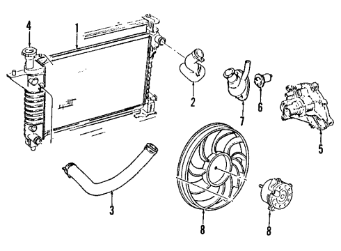 2003 Ford Mustang Cooling System Diagram