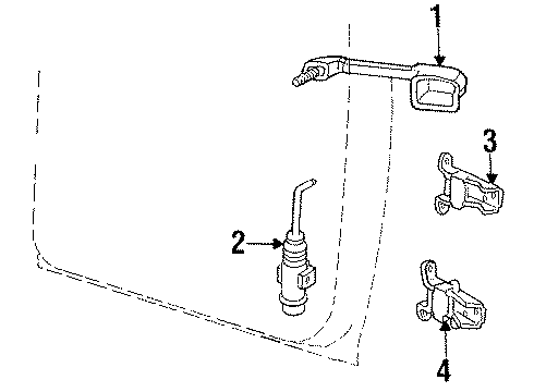 1990 Ford Bronco Door Diagram