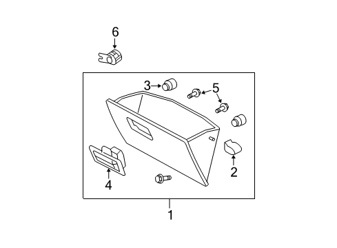 2011 Mercury Mariner Glove Box Diagram