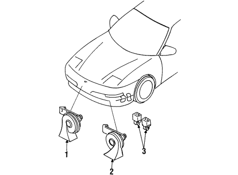 1993 Ford Probe Horn Diagram