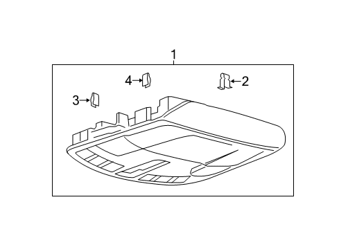 2019 Lincoln MKC Overhead Console Diagram 2 - Thumbnail