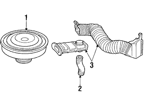 1986 Ford F-250 Air Inlet Diagram 5 - Thumbnail