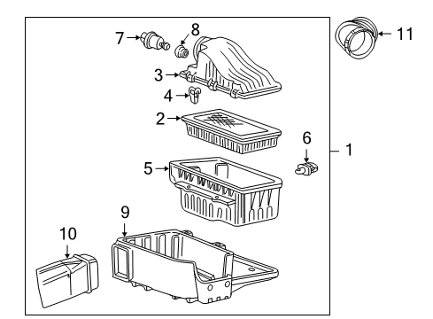 2002 Ford Excursion Air Intake Diagram 3 - Thumbnail
