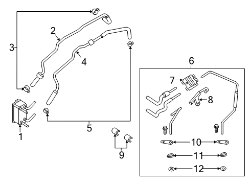 2016 Ford Fusion Trans Oil Cooler - Belts Diagram 4 - Thumbnail