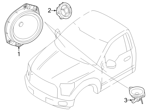 2025 Ford F-250 Super Duty Sound System Diagram 5 - Thumbnail