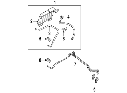2009 Ford Explorer Trans Oil Cooler - Belts Diagram 3 - Thumbnail