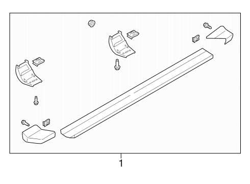 2025 Ford F-150 Lightning Running Board Diagram 5 - Thumbnail