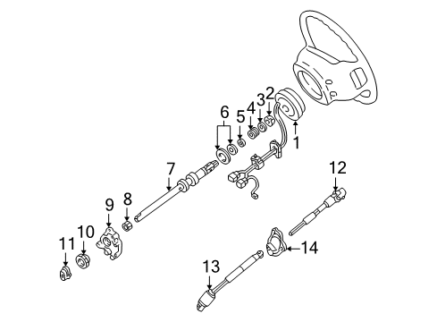 2001 Ford Explorer Sport Shaft & Internal Components Diagram 2 - Thumbnail