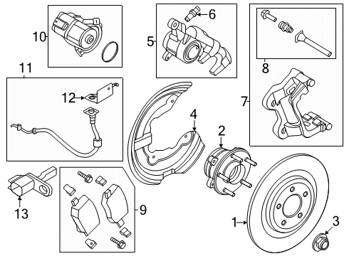 2024 Lincoln Nautilus Anti-Lock Brakes Diagram