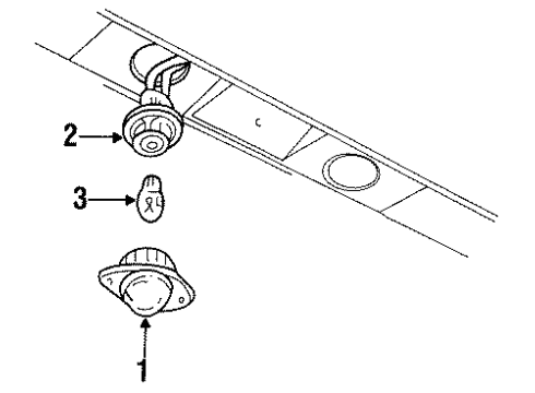 1995 Ford Taurus License Lamps Diagram