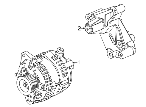 2025 Ford E-350 Super Duty Alternator Diagram