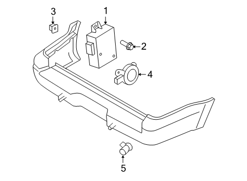 2010 Ford Explorer Sport Trac Parking Aid Diagram