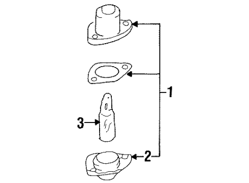 1999 Ford Escort License Lamps Diagram 2 - Thumbnail