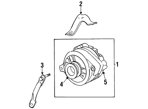 1998 Ford Taurus Alternator Diagram 3 - Thumbnail