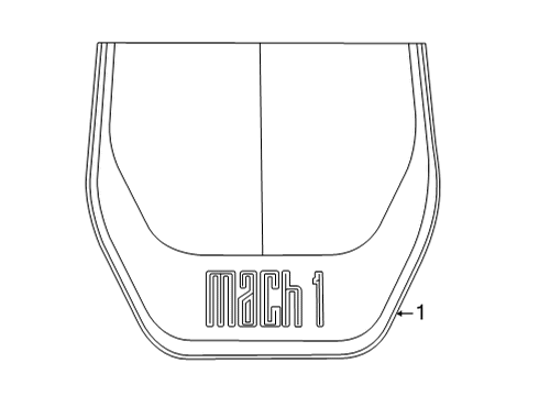 2021 Ford Mustang Stripe Tape Diagram 4 - Thumbnail