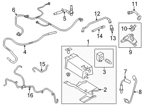 2015 Ford Taurus Vapor Canister Diagram 2 - Thumbnail