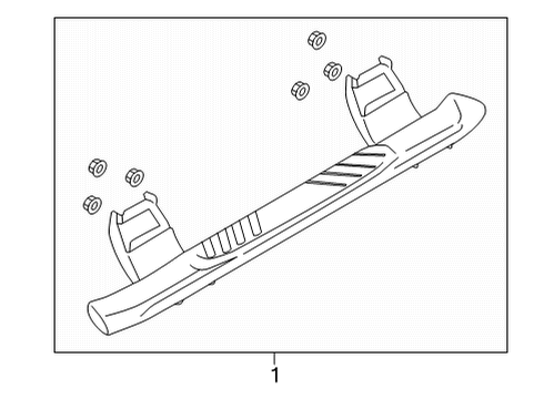 2024 Ford F-150 Running Board Diagram 17 - Thumbnail