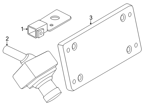 2024 Lincoln Nautilus Exterior Trim - Lift Gate Diagram