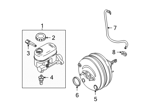 2010 Ford E-150 Dash Panel Components Diagram