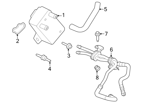 2024 Ford Bronco Oil Cooler - Belts Diagram 2 - Thumbnail