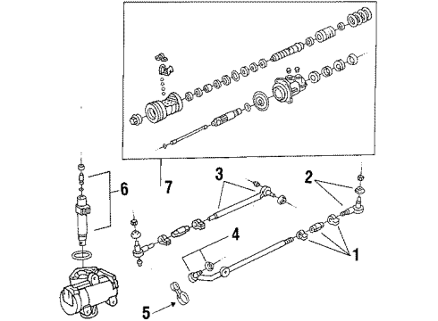 1985 Ford Ranger Steering Gear & Linkage Diagram 4 - Thumbnail