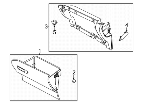 2024 Ford Maverick Glove Box Diagram