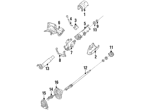 1989 Ford Taurus Housing & Components Diagram 2 - Thumbnail