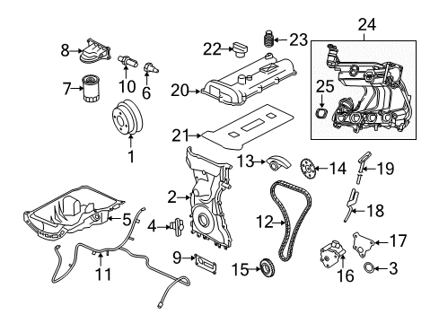 2009 Ford Ranger Engine Parts Diagram