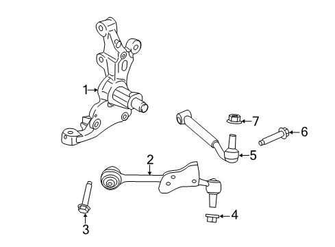 2016 Ford Mustang Front Suspension Components Diagram
