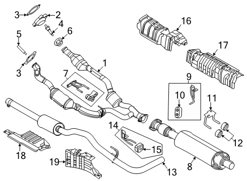 2025 Ford Transit-350 HD Exhaust Components Diagram 2 - Thumbnail