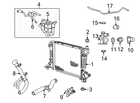 2002 Lincoln LS Auxiliary Pump Diagram for 1W4Z-18D473-AA