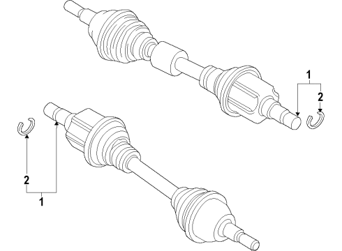 2016 Ford Focus Front Axle Diagram 2 - Thumbnail