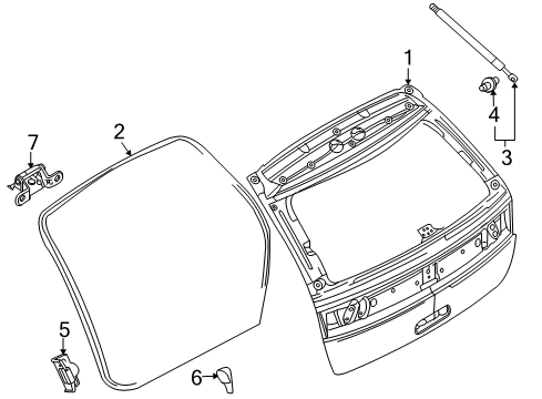 2009 Ford Edge Lift Gate Diagram
