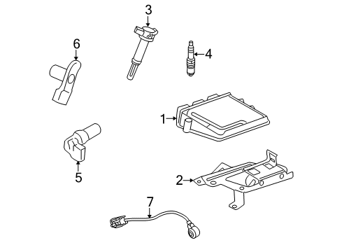 2008 Mercury Milan PCM Diagram for 7E5Z-12A650-SD