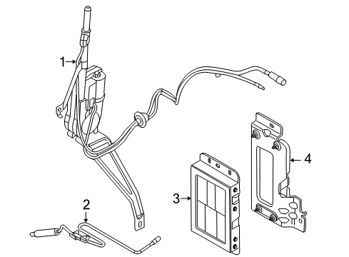2010 Ford Explorer Antenna & Radio Diagram 2 - Thumbnail