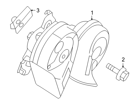 2014 Ford Special Service Police Sedan Horn Diagram