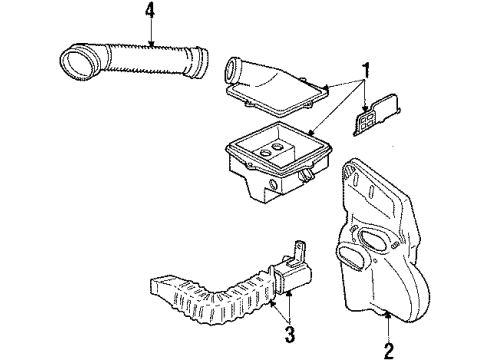 1985 Mercury Topaz Air Inlet Diagram