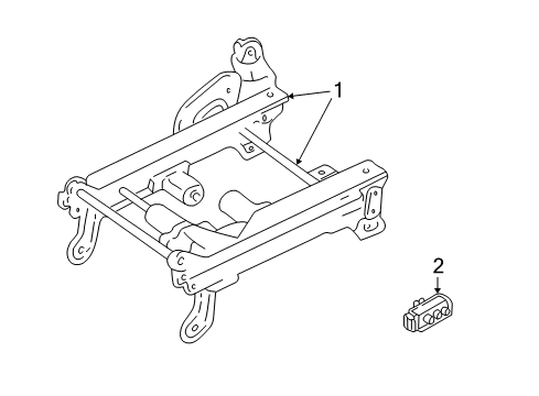 2006 Mercury Mariner Tracks & Components Diagram 4 - Thumbnail