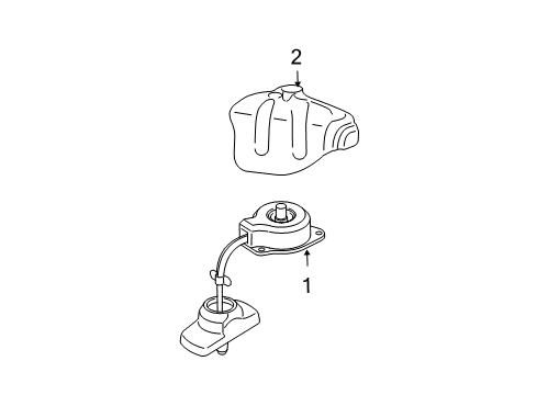 2004 Ford Expedition Carrier & Components - Spare Tire Diagram