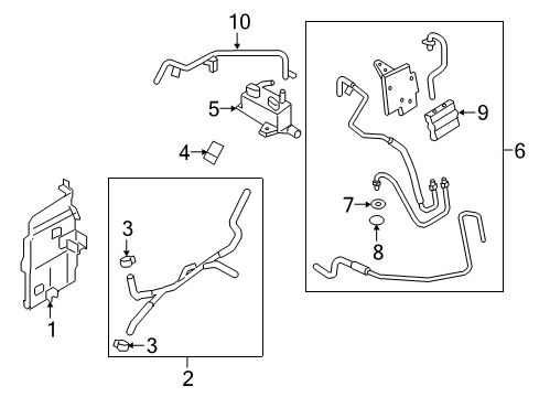 2017 Lincoln Continental Oil Cooler - Transmission Diagram 2 - Thumbnail