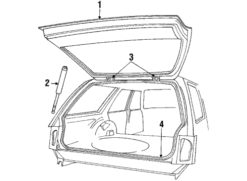 1985 Mercury Marquis Lift Gate Diagram