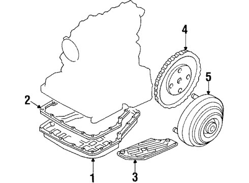 2002 Mercury Villager Transaxle Parts Diagram
