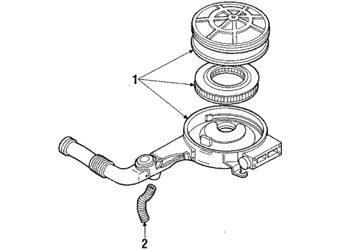 1989 Ford Festiva Air Inlet Diagram