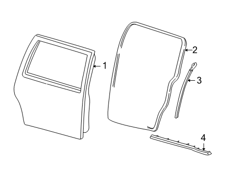 2007 Ford Freestar Door & Components Diagram 2 - Thumbnail
