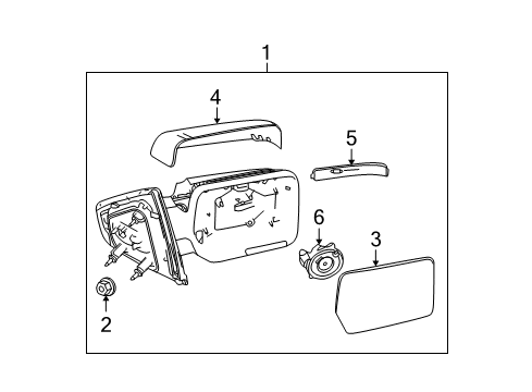 2010 Ford F-150 Mirrors - Body Diagram 6 - Thumbnail