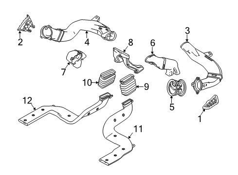 2011 Ford Fiesta Ducts Diagram