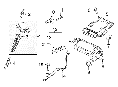 2017 Ford F-150 ECM Diagram for JL3Z-12A650-ARANP