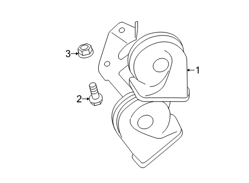 2017 Ford C-Max Horn Diagram