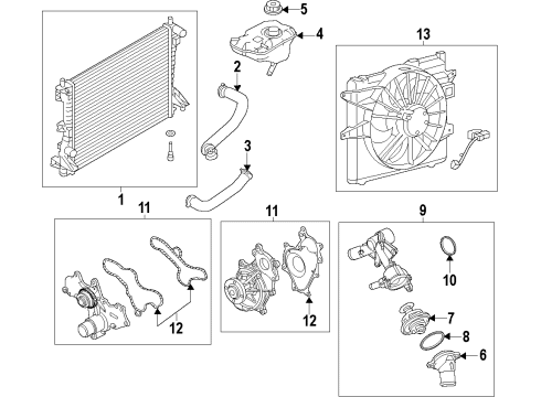 2012 Ford Mustang Cooling Fan Diagram 4 - Thumbnail